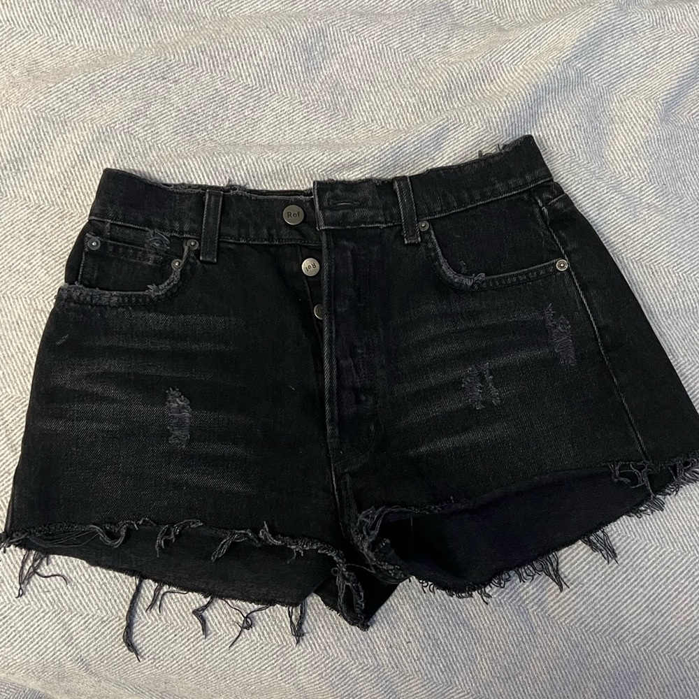 Reformation Dixie High Rise Jean Short (Size 27)